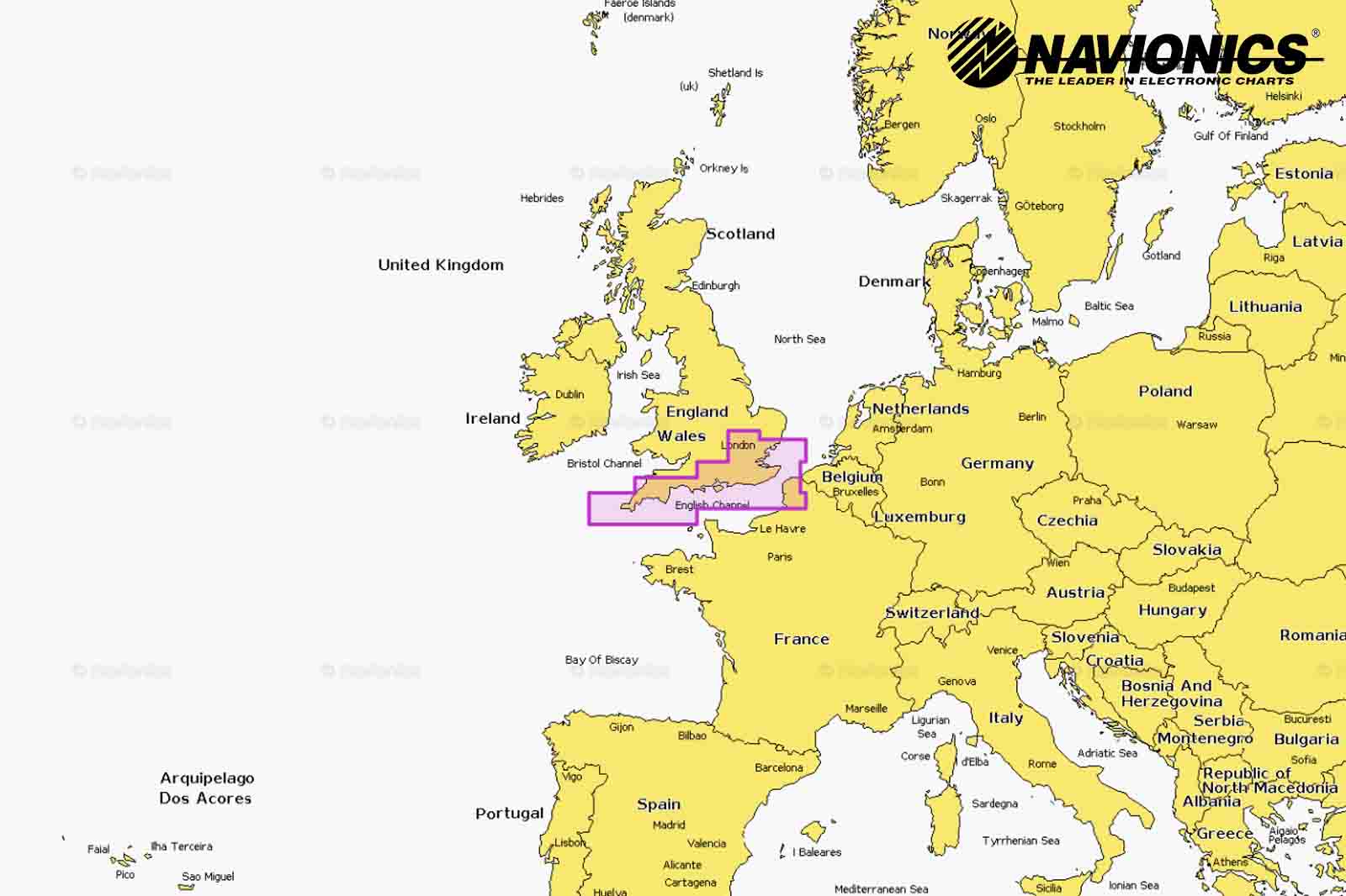 Navionics Platinum Plus Seekarte