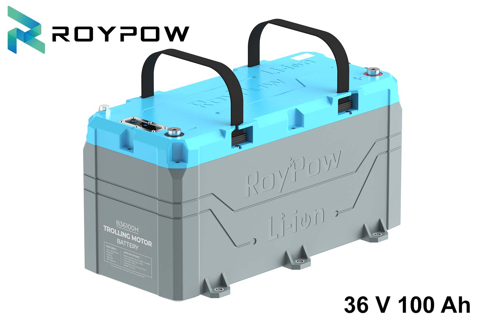 RoyPow LiFePO4 Batterie wasserdicht nach IP67