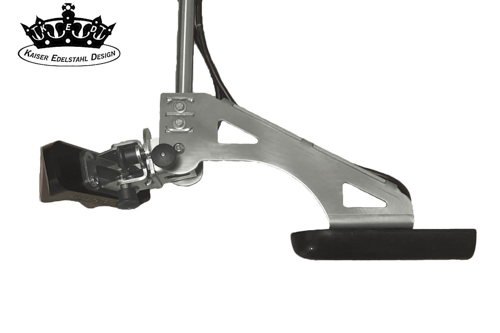 KED Doppelgeberhalter Konsole für Garmin LVS32 und GT52/54/56 Perspective Mode