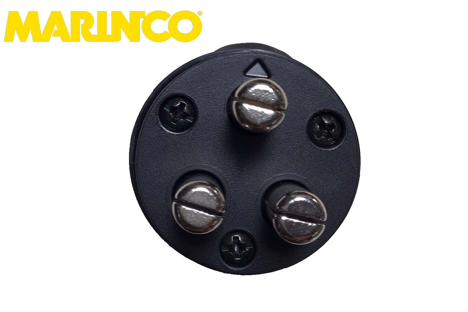 Marinco Stecker bis zu 70 A für Bugmotoren – Frontansicht