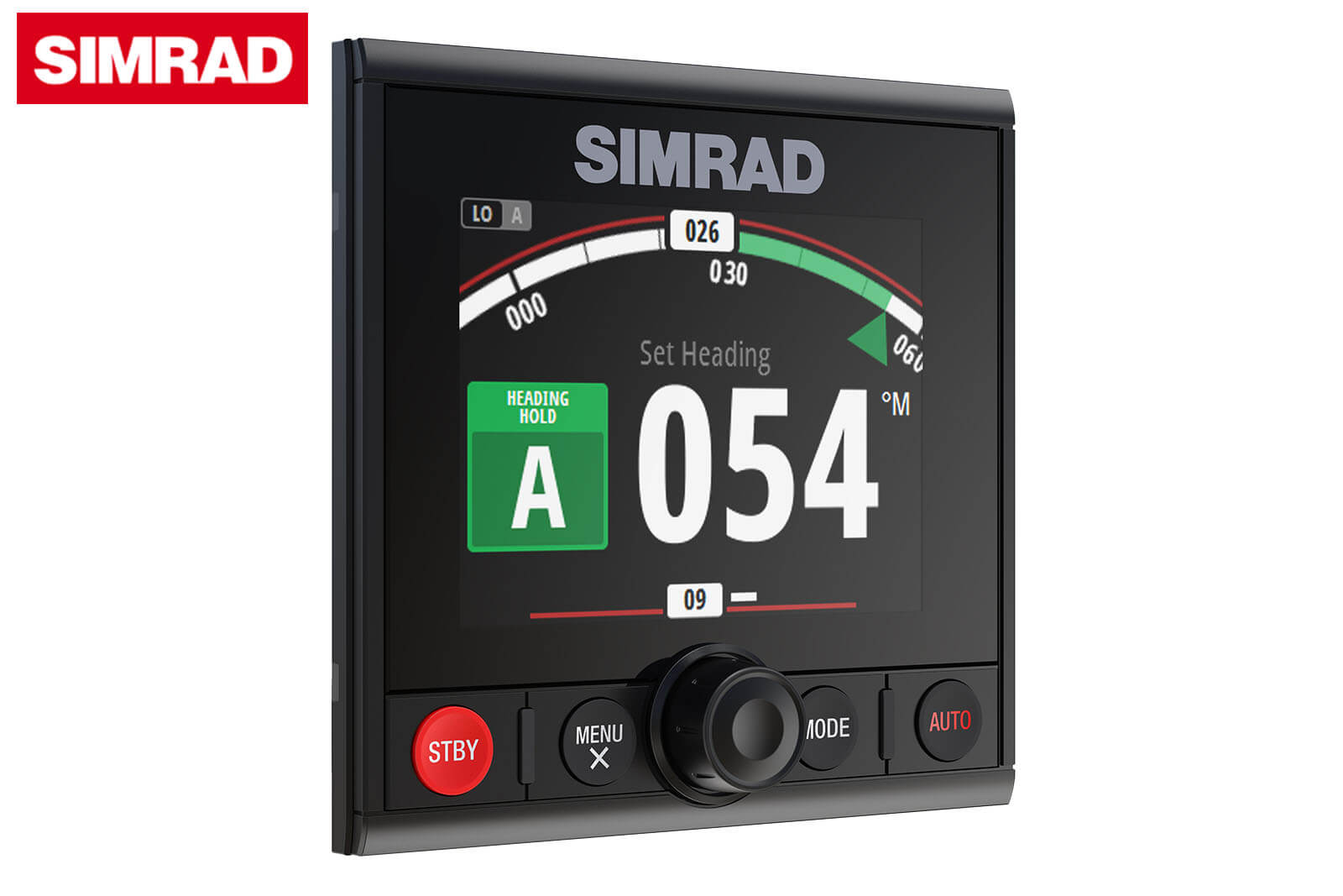 Simrad AP44 Autopilot-Bedienfeld schräg rechts
