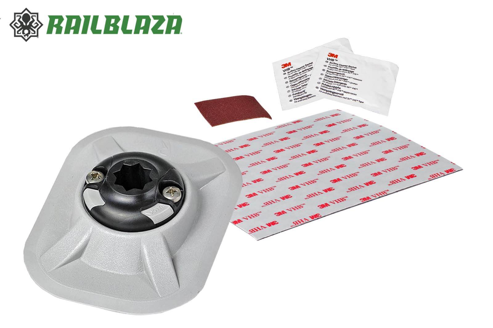 Railblaza RIBPort mit StarPort und 3M VHB, grau