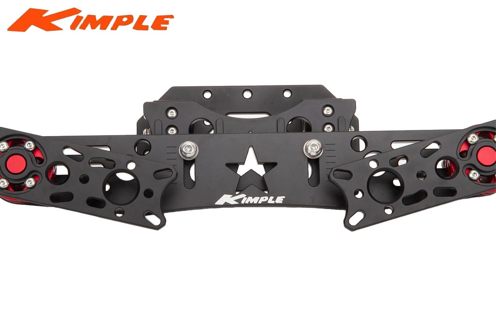 Kimple Dual Fish Finder Console Mount Draufsicht