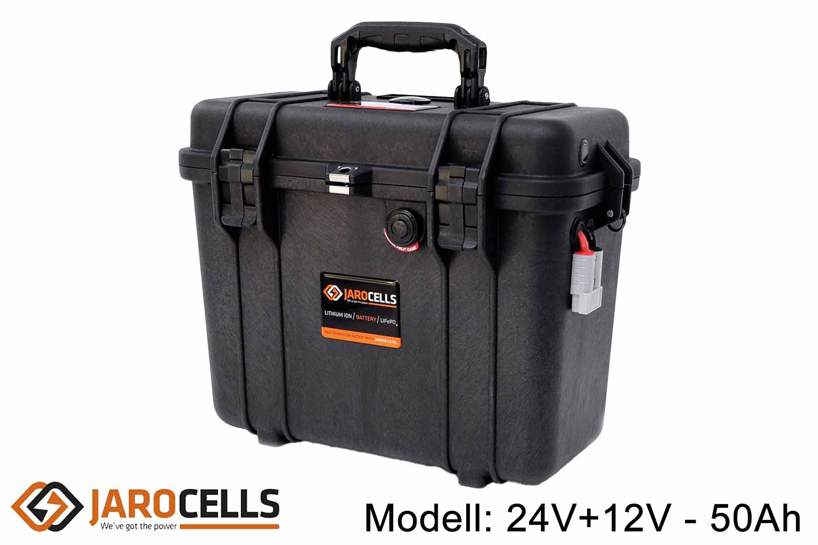 Jarocells Portable Lithium-Ionen-Batterie mit Bluetooth Batteriecomputer