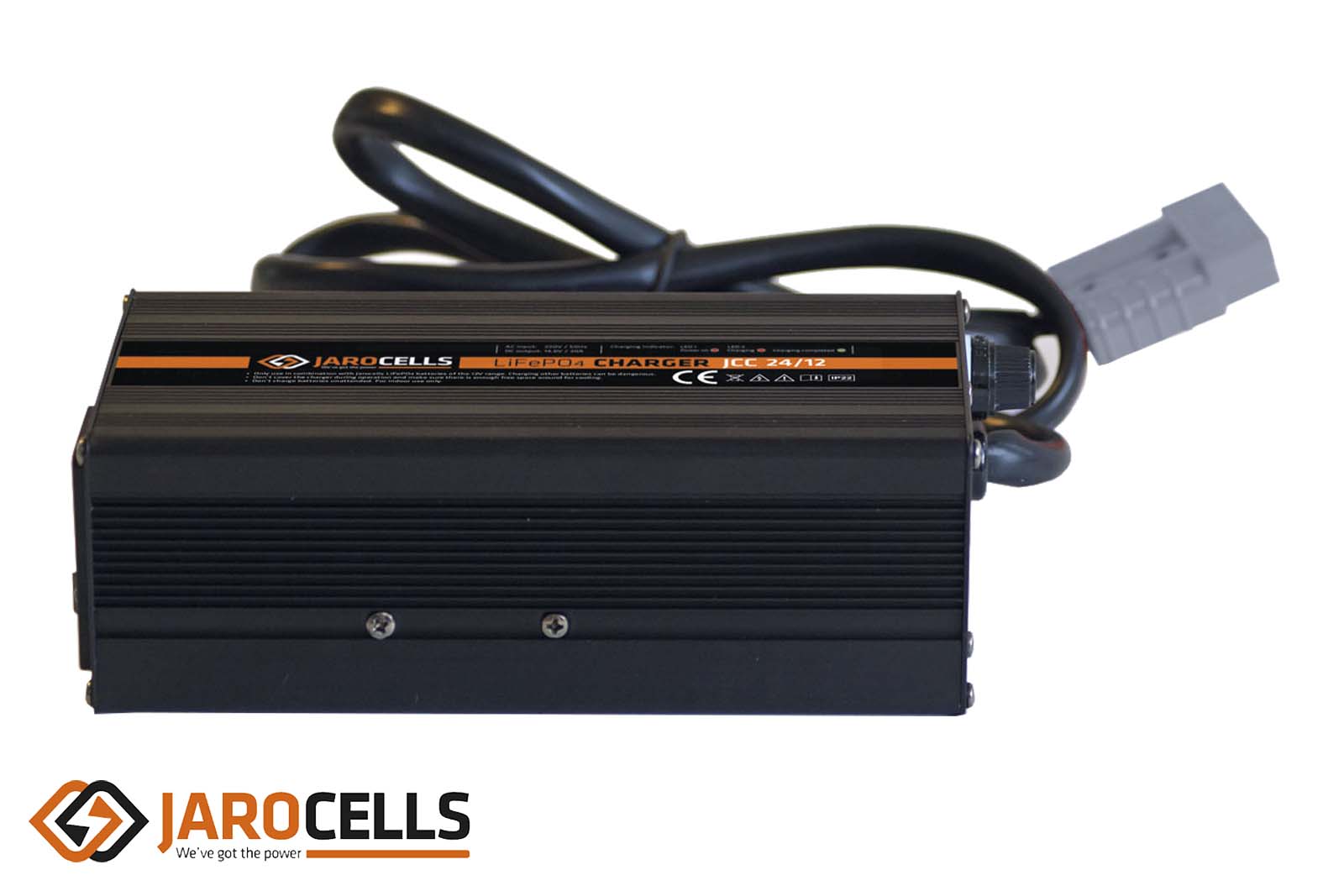 Jarocells Lithium Ladegerät JCC 24/12 Seitenansicht