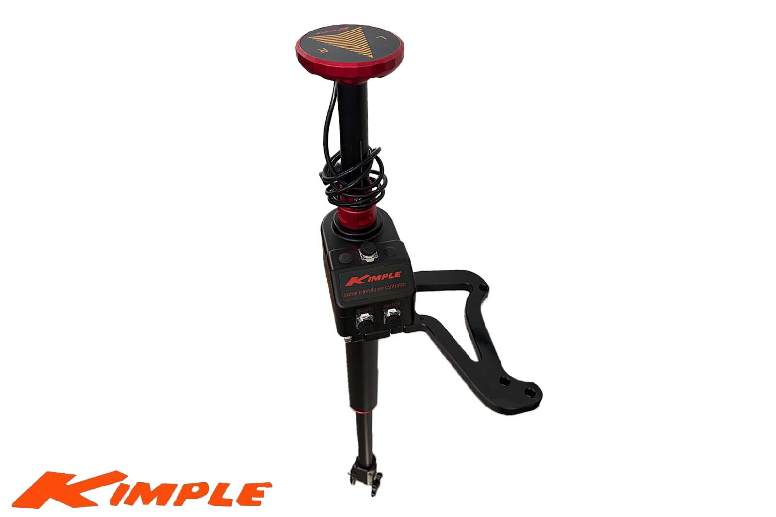 Kimple Foot Controlled Transducer Mount für Minn Kota Rückseite