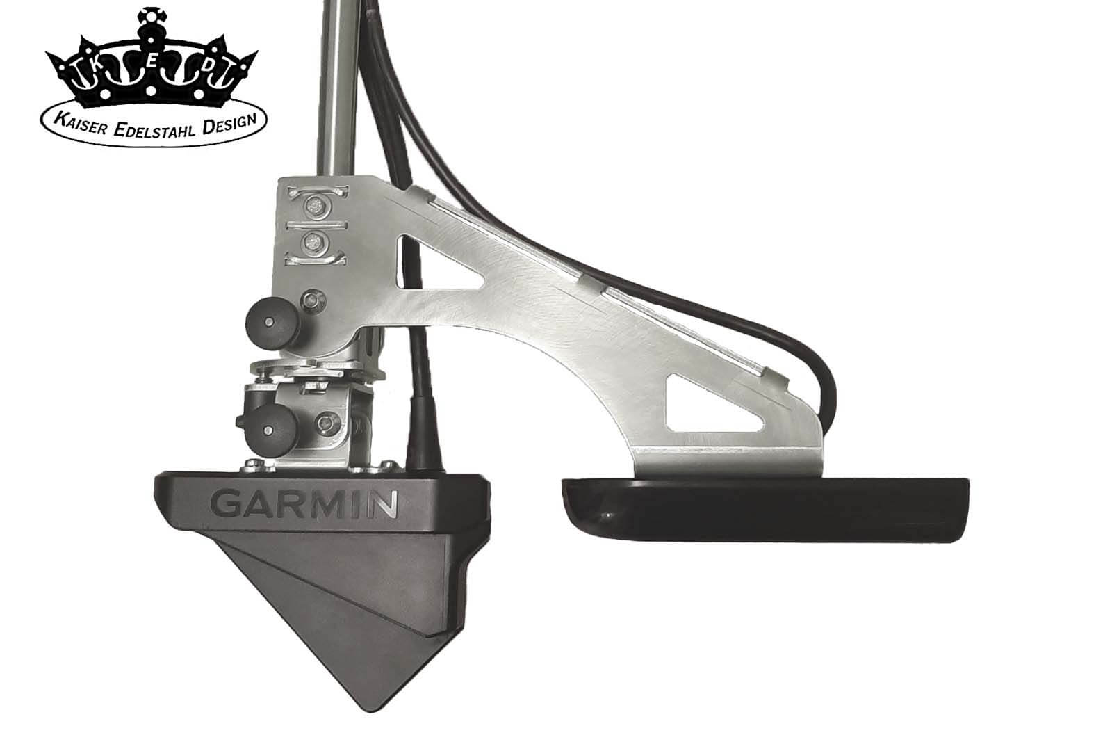KED Doppelgeberhalter Konsole für Garmin LVS32 und GT52/54/56 Foward Mde