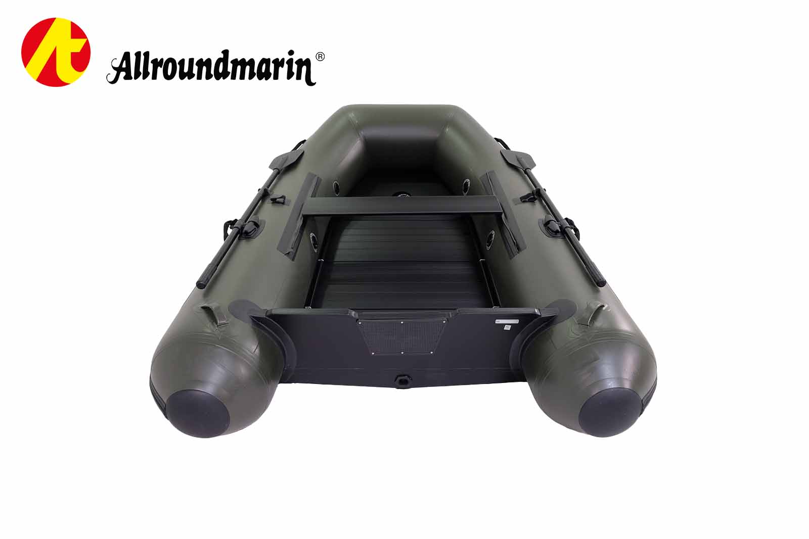 Allroundmarin Xtream Schlauchboot 265 mit Aluboden Heckansicht