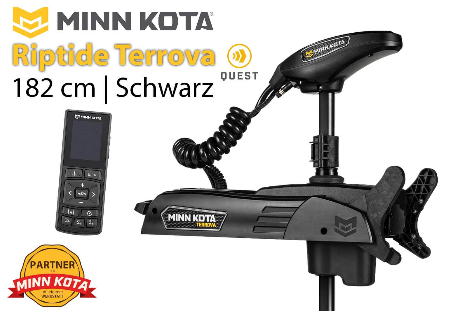 Minn Kota Riptide Terrova QUEST 182cm, schwarz
