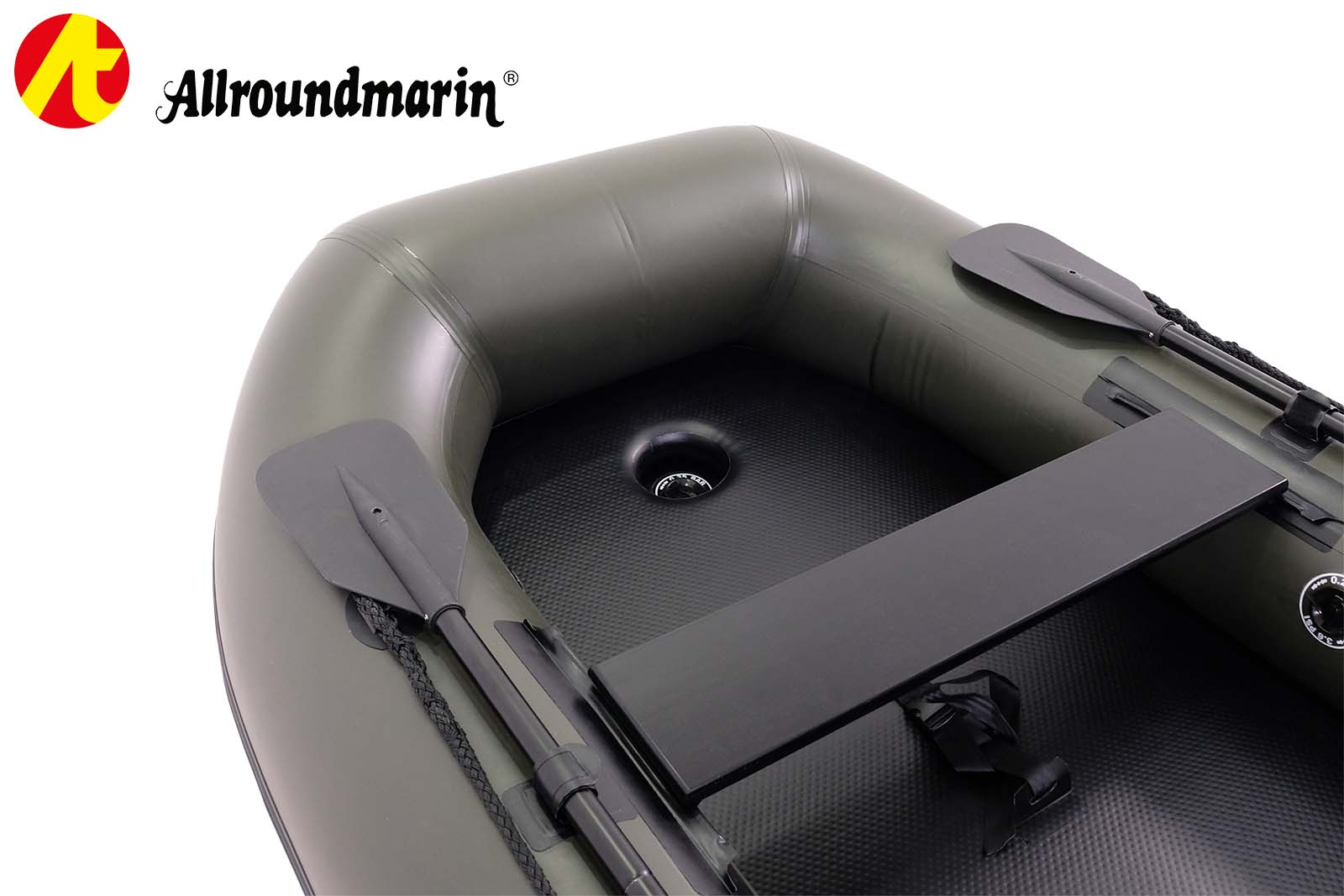 Allroundmarin Scout Schlauchboot 240 mit Luftboden Bug Detailansicht