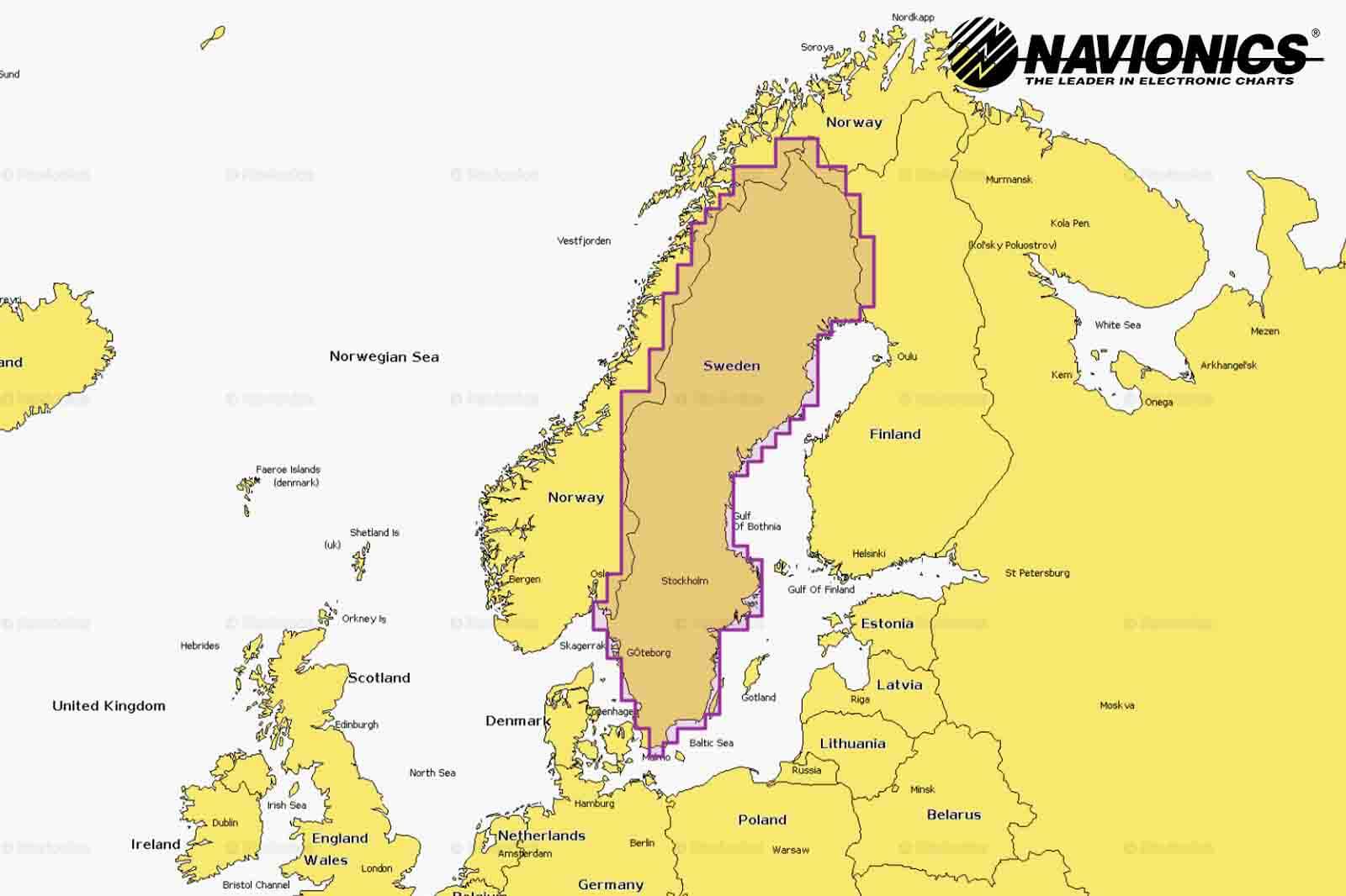Navionics Platinum Plus Seekarte