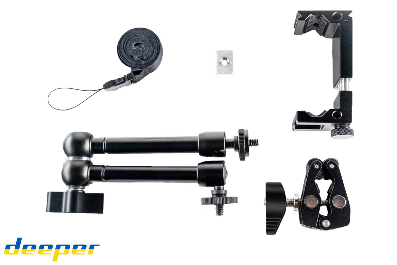 Deeper Smartphone Mount für Boot & Kajak Lieferumfang