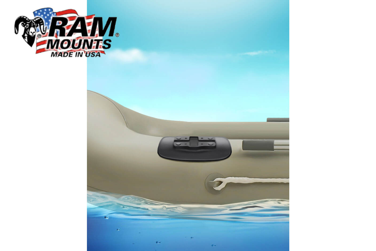 RAM Mounts Pad Bond-A-Base RAP-398-BLKU Anwendungsbeispiel