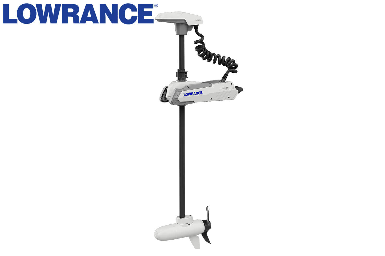 Lowrance RECON Elektromotor Salzwasser Ansicht links
