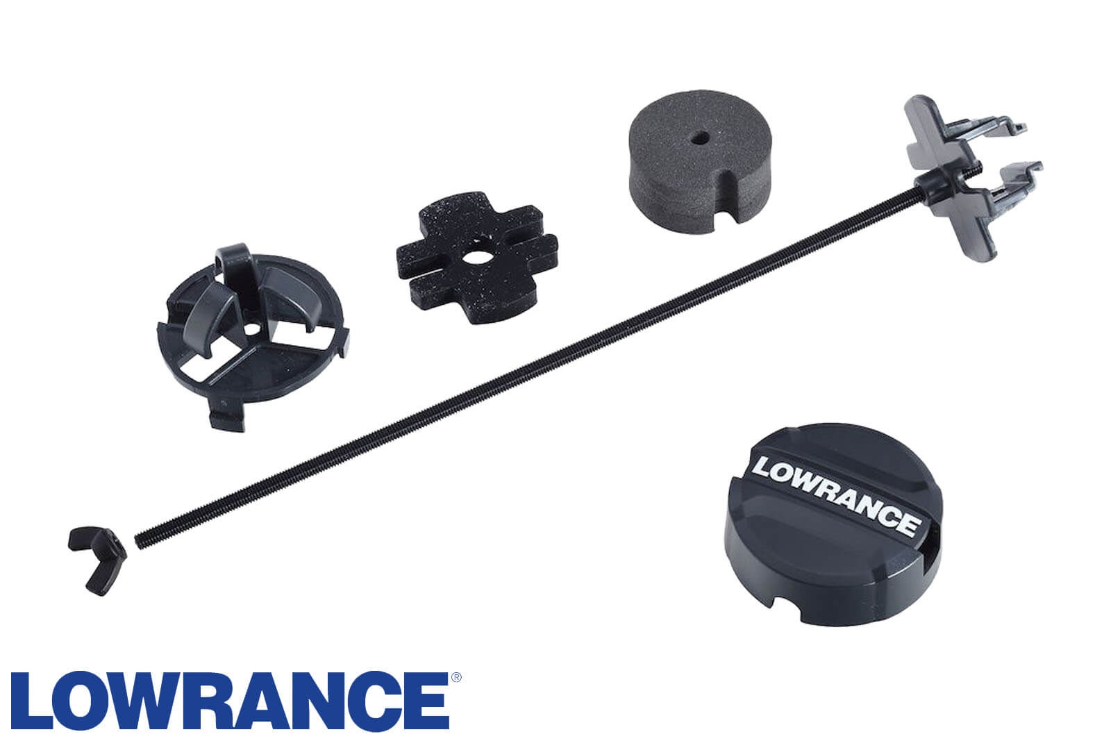 Lowrance Geberhalterung für Kajak Lenzloch