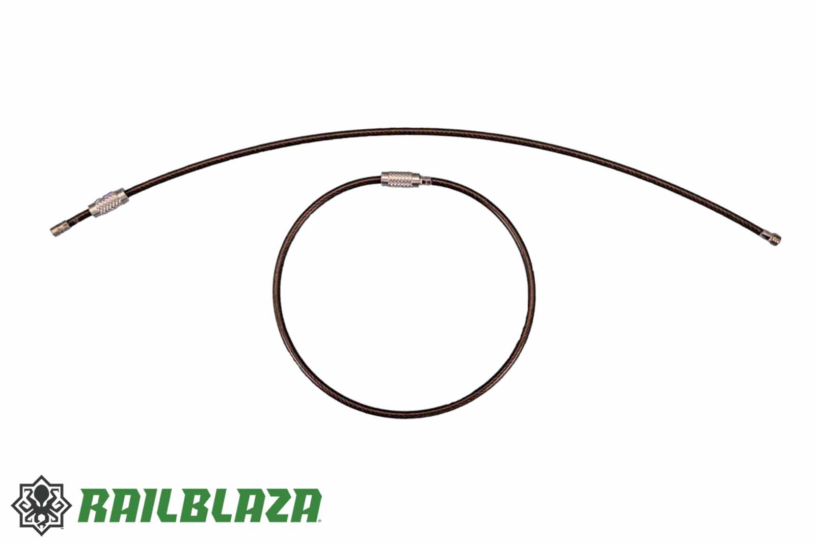 Railblaza Loopty Loops in Schwarz, 12 Zoll, offen und geschlossen