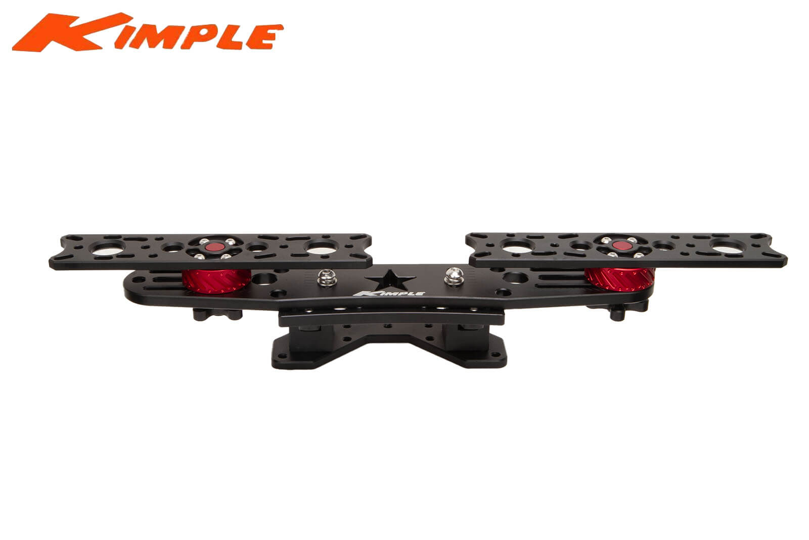 Kimple Dual Fish Finder Console Mount gerade