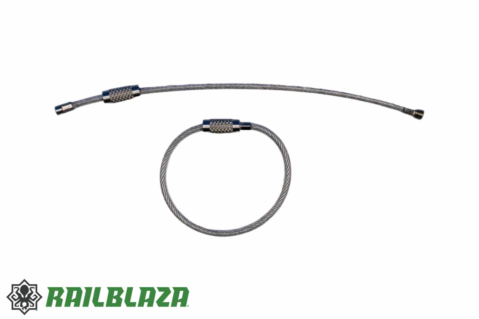 Railblaza Loopty Loops in Silber, 6 Zoll, offen und geschlossen