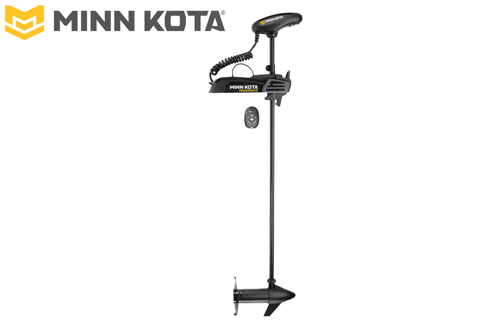 Minn Kota PowerDrive Elektro-Bootsmotor Profilansicht 152 cm, 24 V mit Dual Spectrum CHIRP Geber