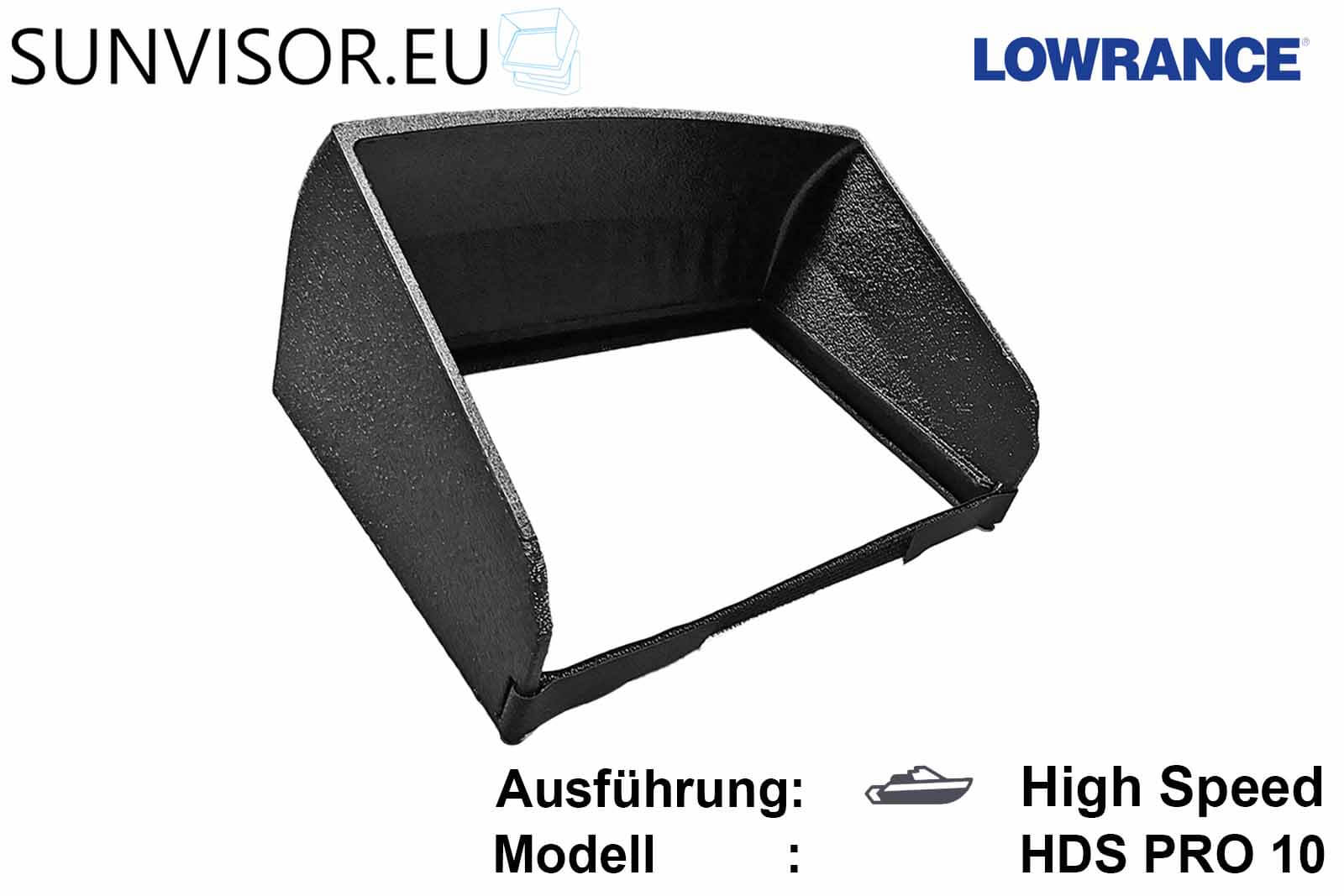 SUNVISOR Sonnenschutz für Lowrance Echolote