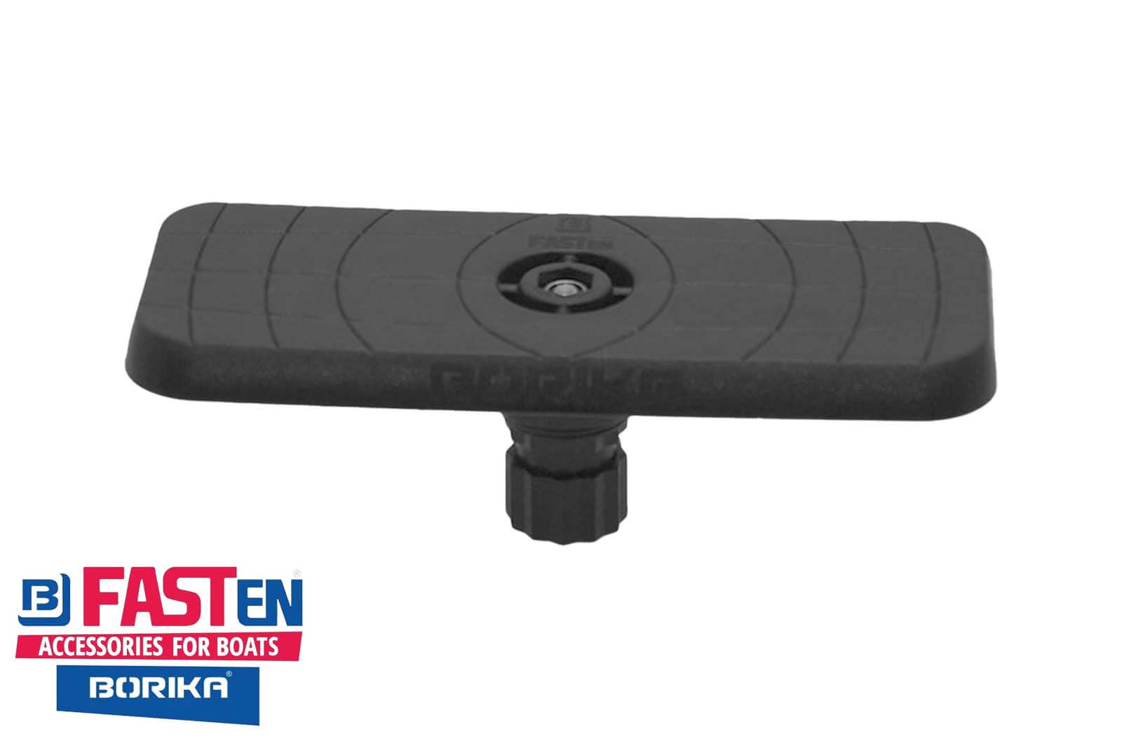 Fasten Montageplatte 164 x 68 mm, drehbar - Frontansicht