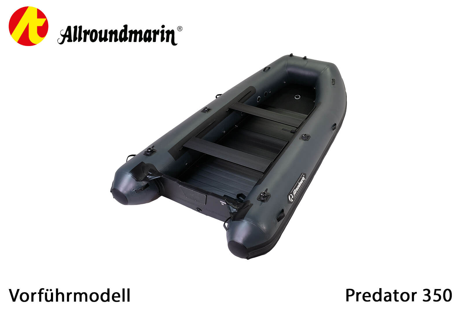 Schlauchboot Predator 350 sturmgrau