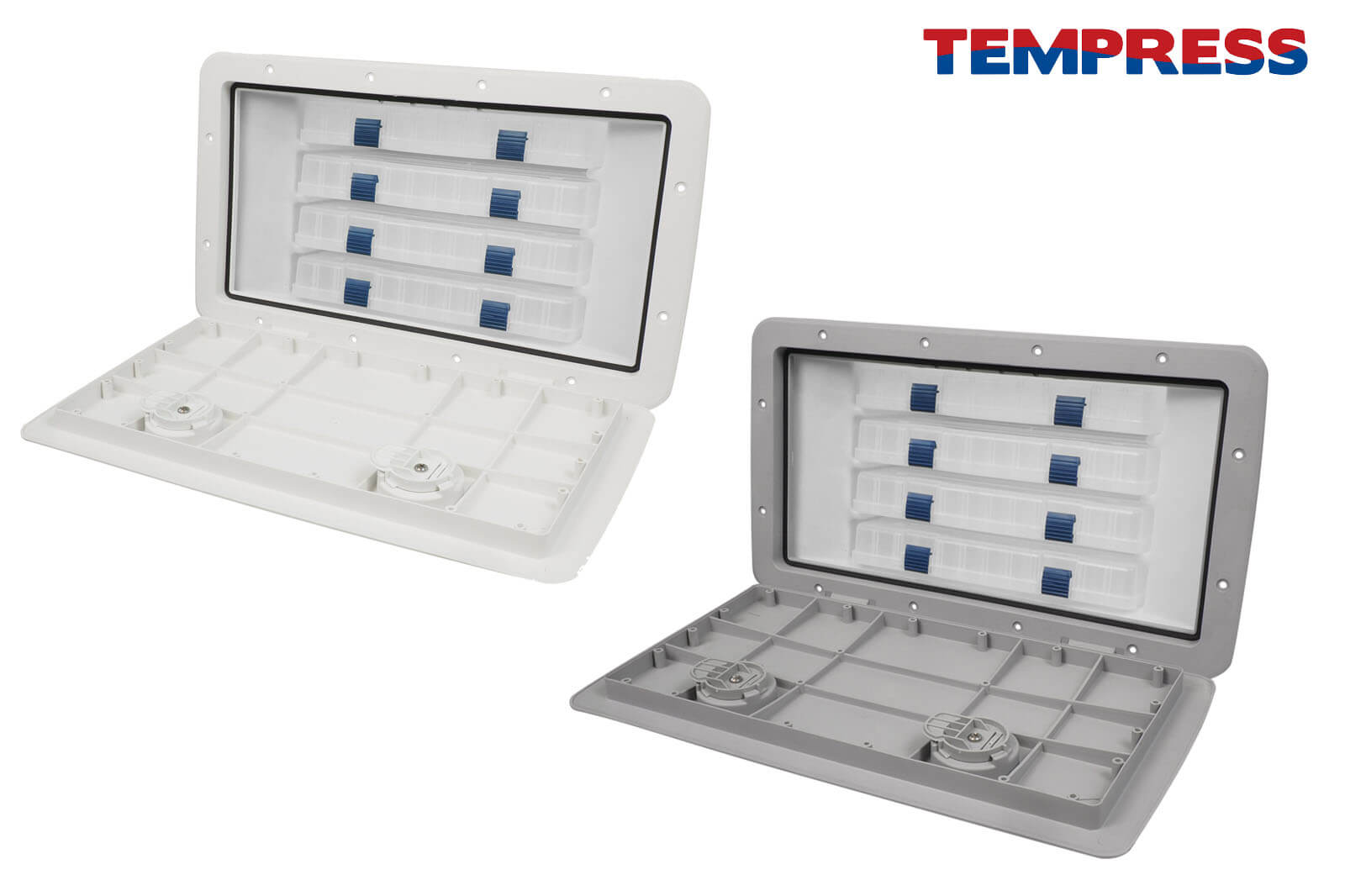 Einbaukasten mit 4 Köderboxen 44580 & 44583 von Tempress
