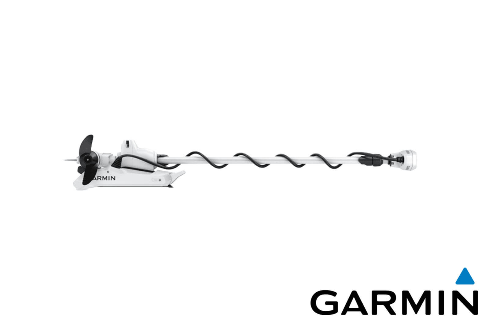 Garmin Force Kraken Elektromotor weiß  zusammengeklappt