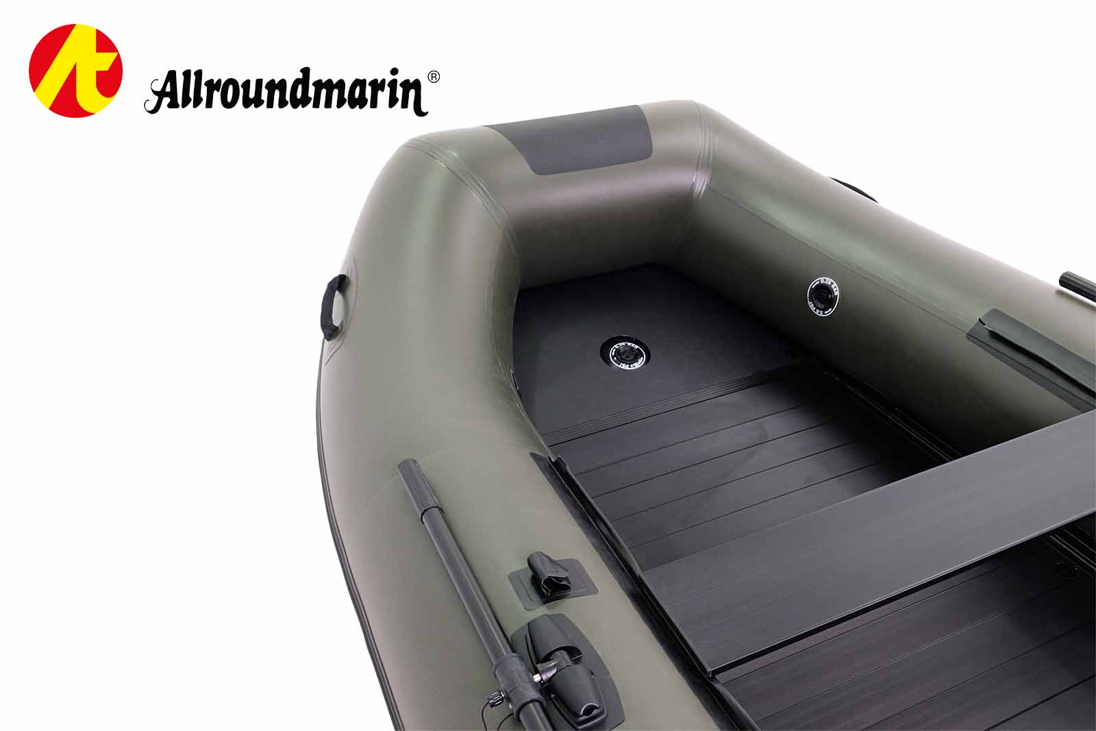 Allroundmarin Xtream Schlauchboot 305 mit Aluboden Bug Detailansicht