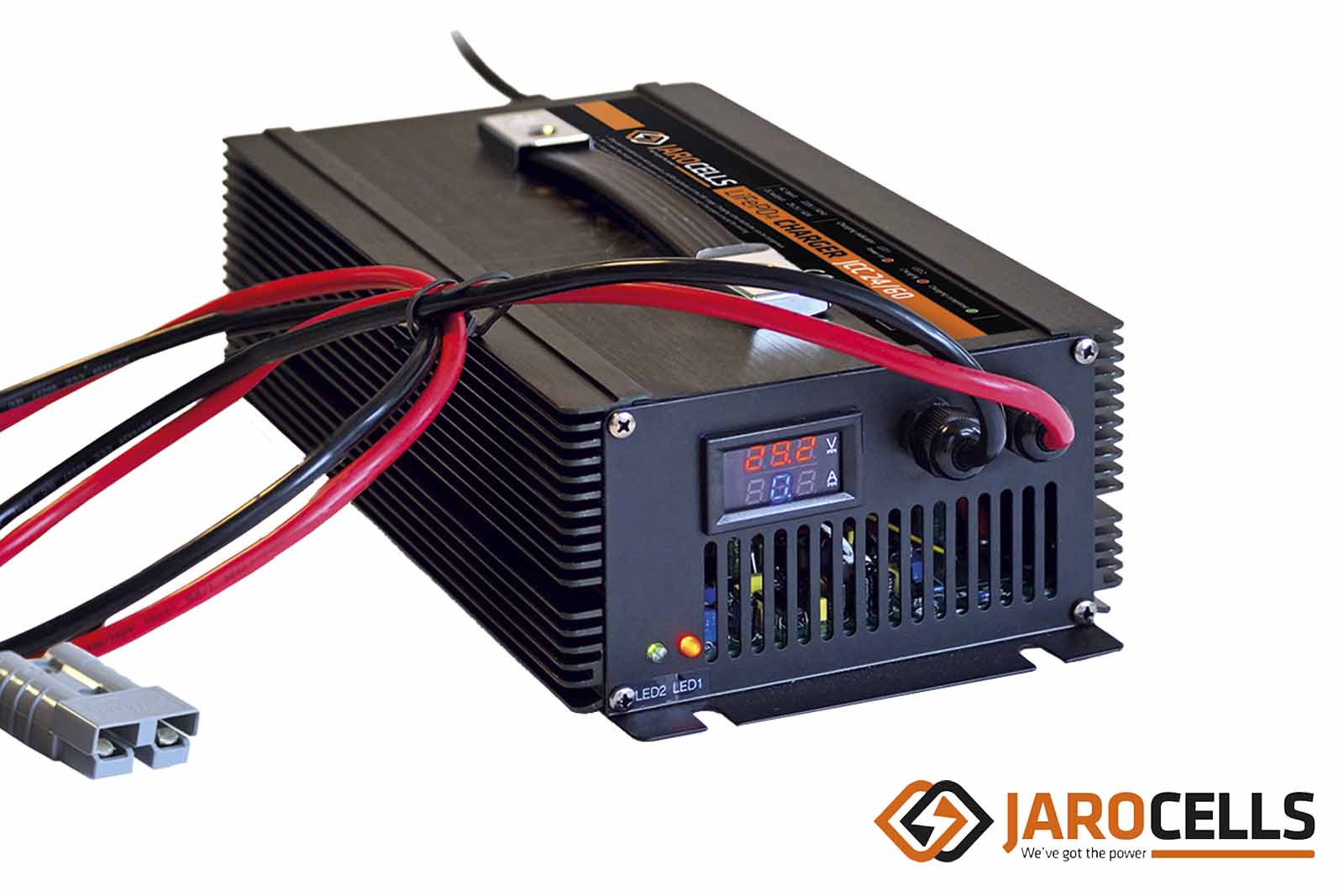 Jarocells Lithium Ladegerät JCC 24/60 mit Anzeige