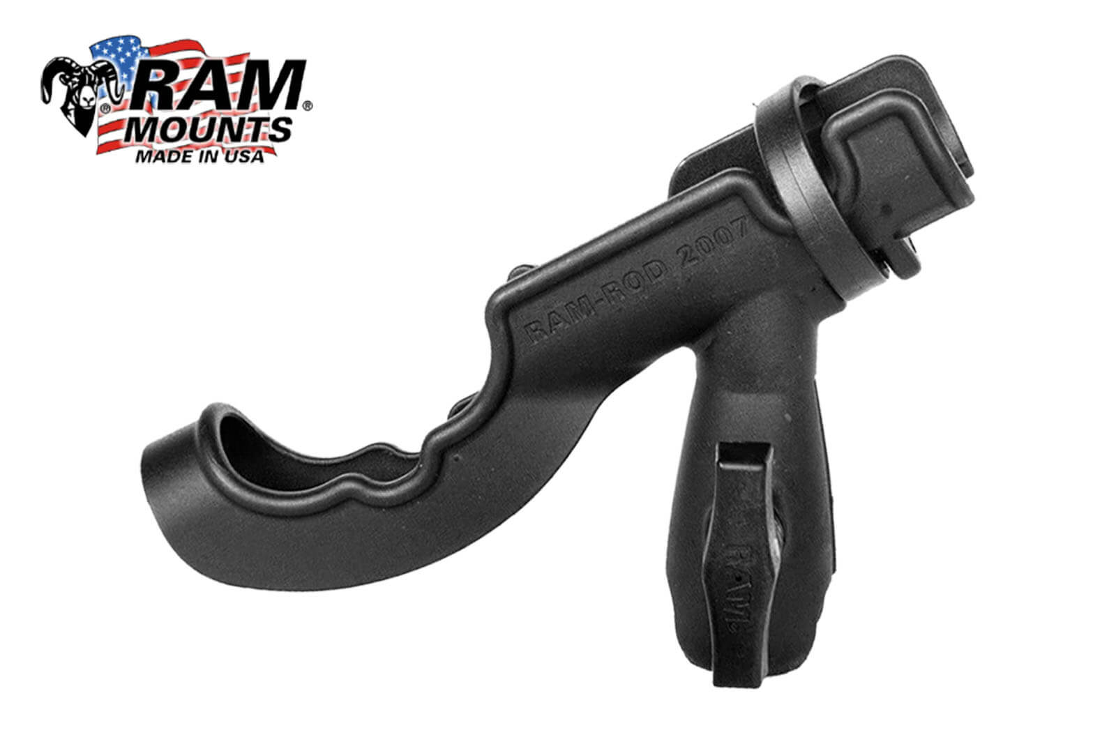 RAM Mounts Rutenhalter RAM ROD 2007 für C-Kugel Seitenansicht