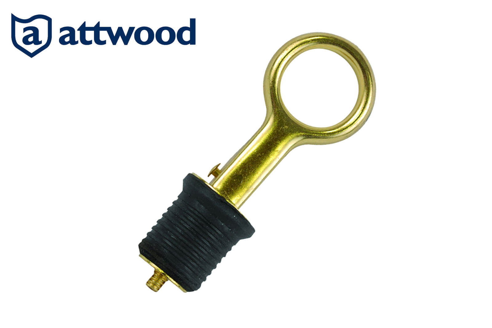 Lenzstopfen Bilgestopfen von Attwood mit Messing beschichtet
