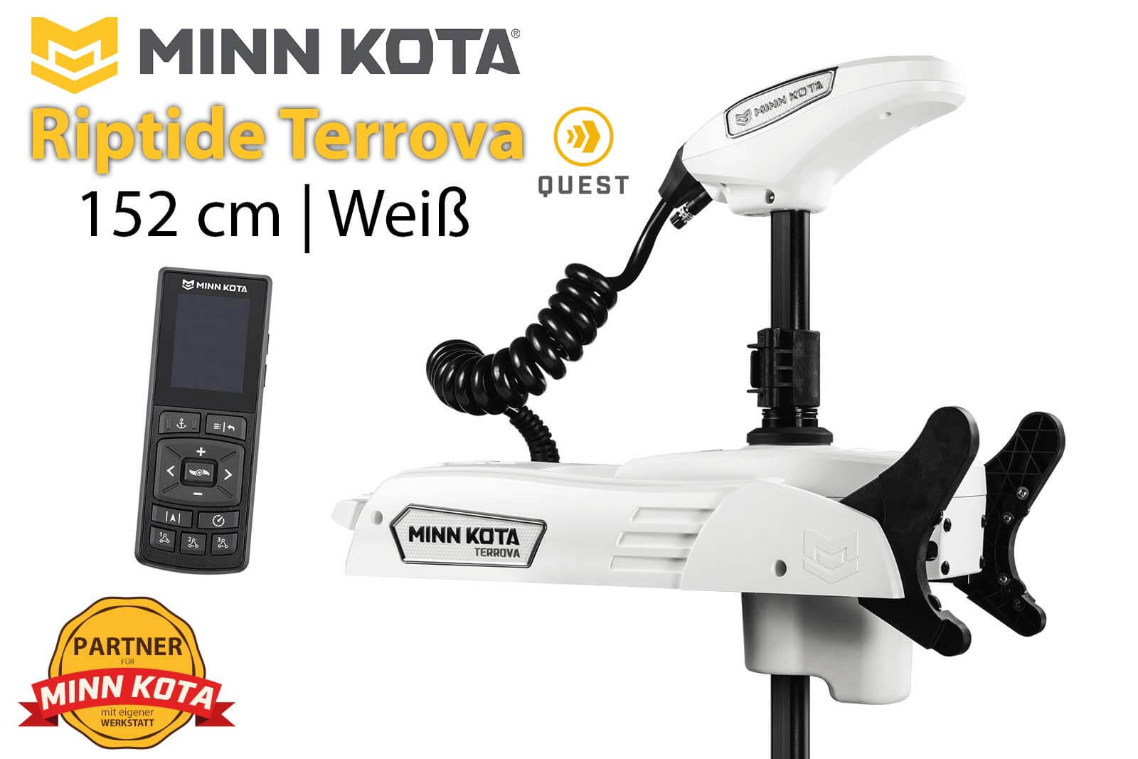 Minn Kota Riptide Terrova QUEST 152cm, weiß