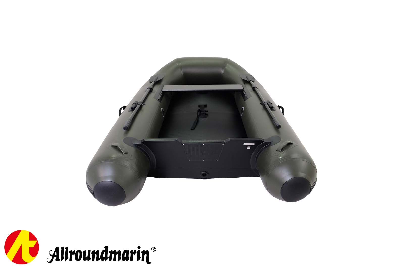 Allroundmarin Scout Schlauchboot 270 mit Luftboden Heckansicht