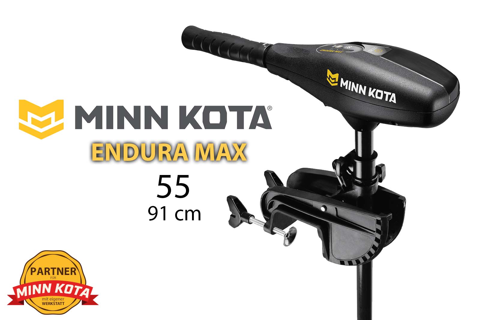 Minn Kota Endura Max 55 Elektro-Außenborder, 91 cm Schaftlänge