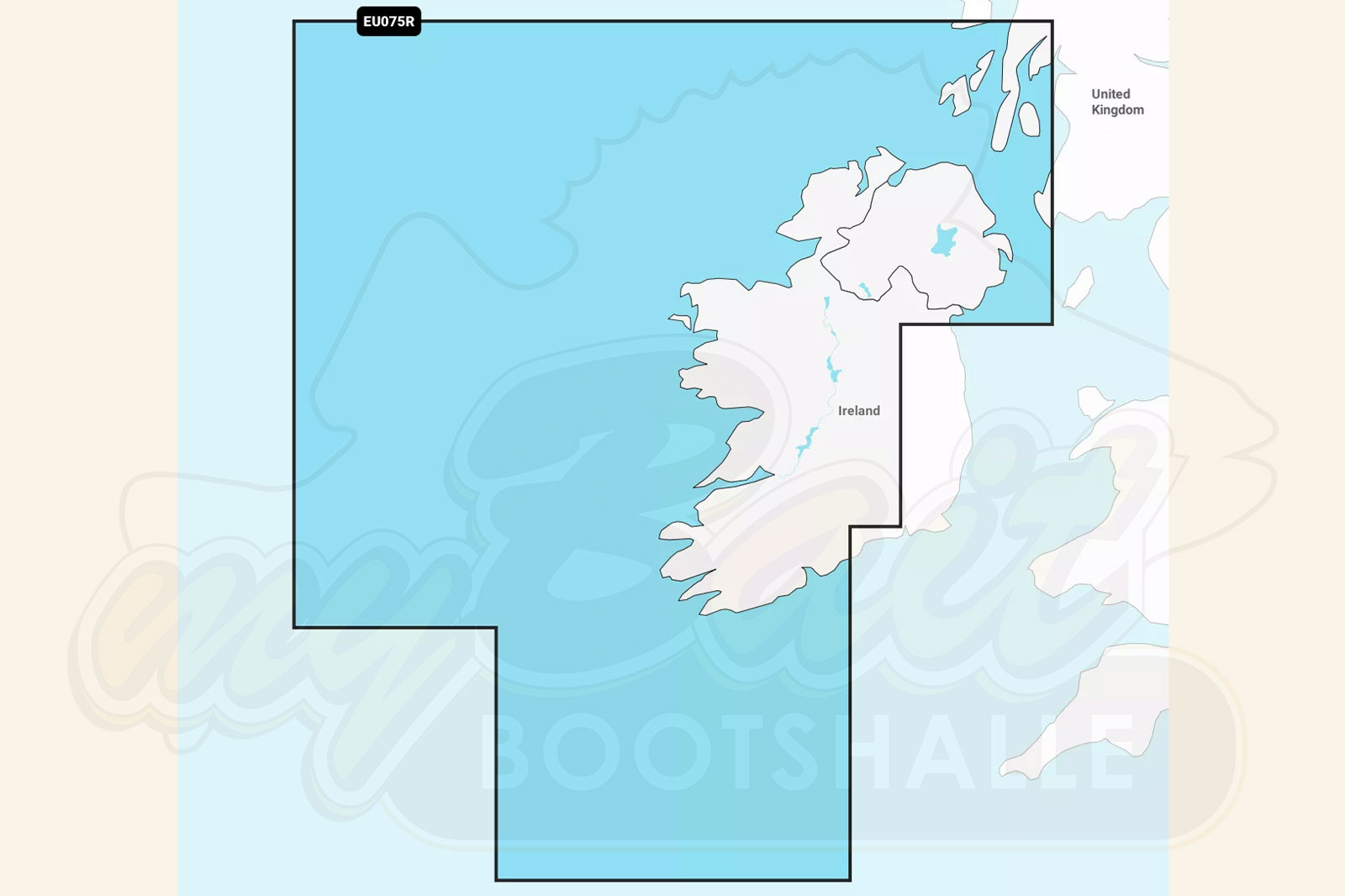 Garmin Navionics Plus: Kartenausschnitt Irland Westküste