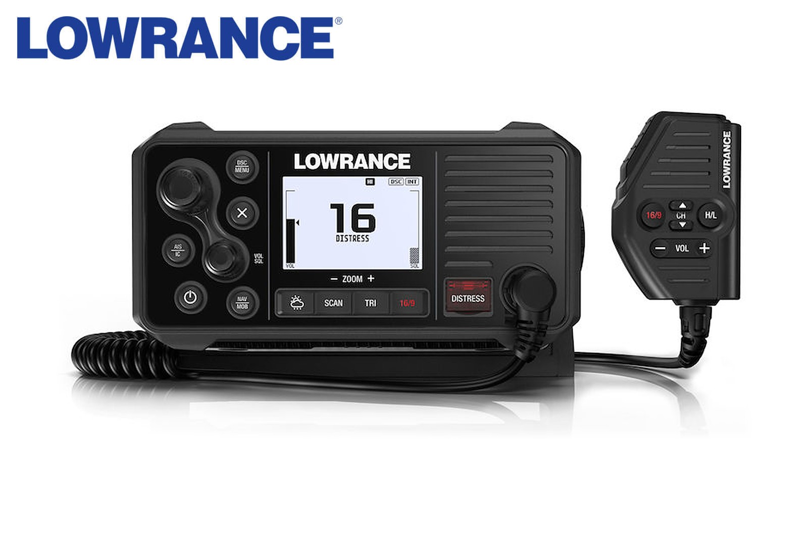 Lowrance Link-9 UKW-Funkanlage mit Handhörer
