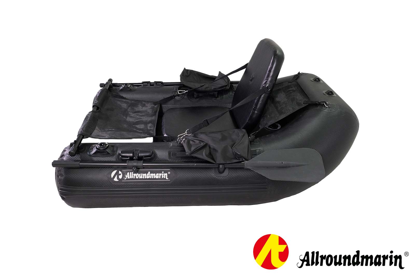 Allroundmarin Belly Boot 170 in Carbon Seitenansicht