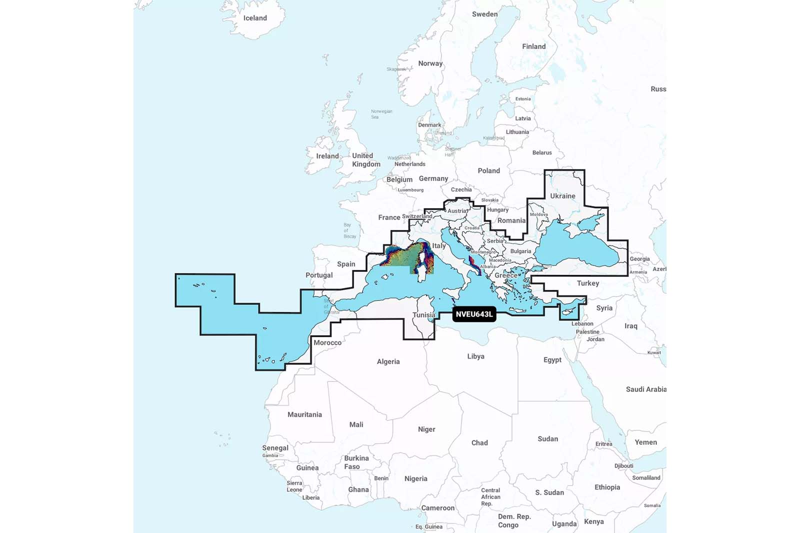 Garmin Navionics Vision Plus Seekarte