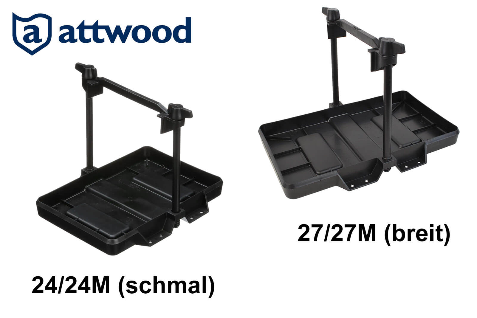 Attwood verstellbare Batterieschale