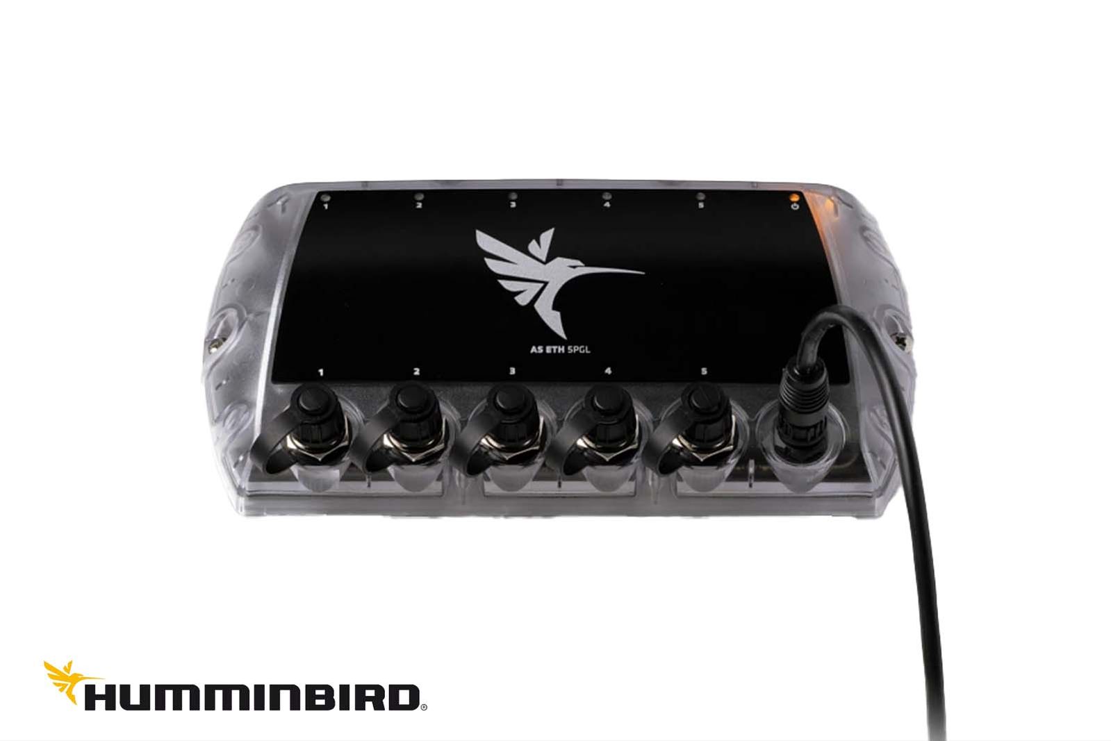 Humminbird 5-Port Ethernet-Box mit Stromanschluss
