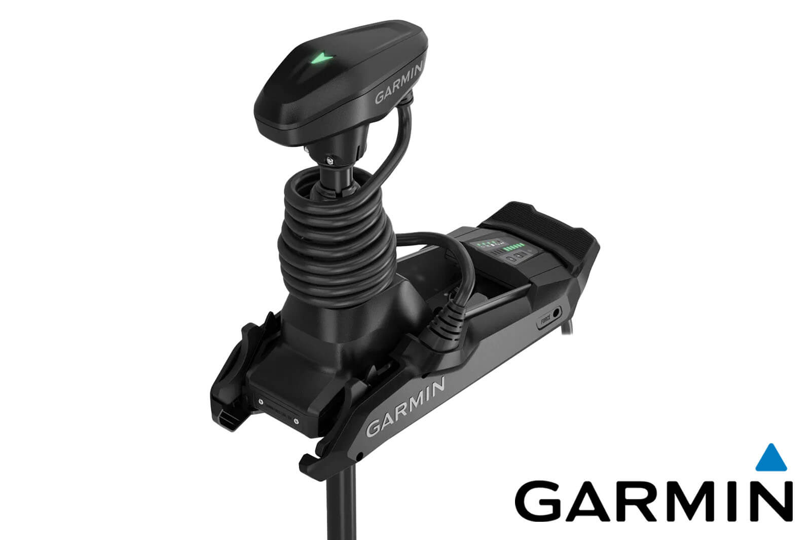 Garmin Force Kraken Elektromotor schwarz 279 cm  Frontansicht