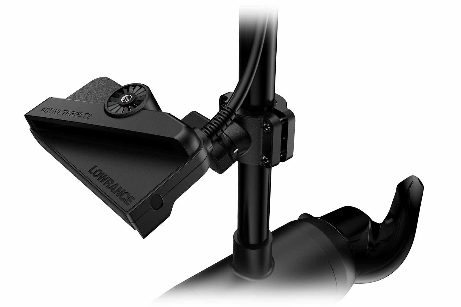 Lowrance Active Target 2 Beispiel für Schaftmontage - andere Perspektive