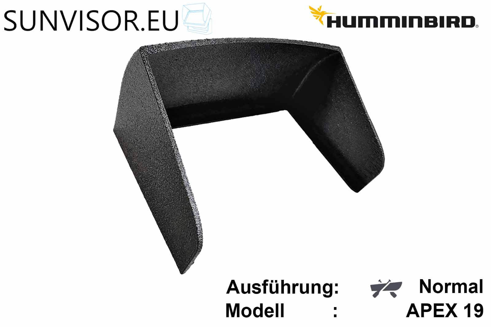 SUNVISOR Sonnenschutz für Humminbird Echolote