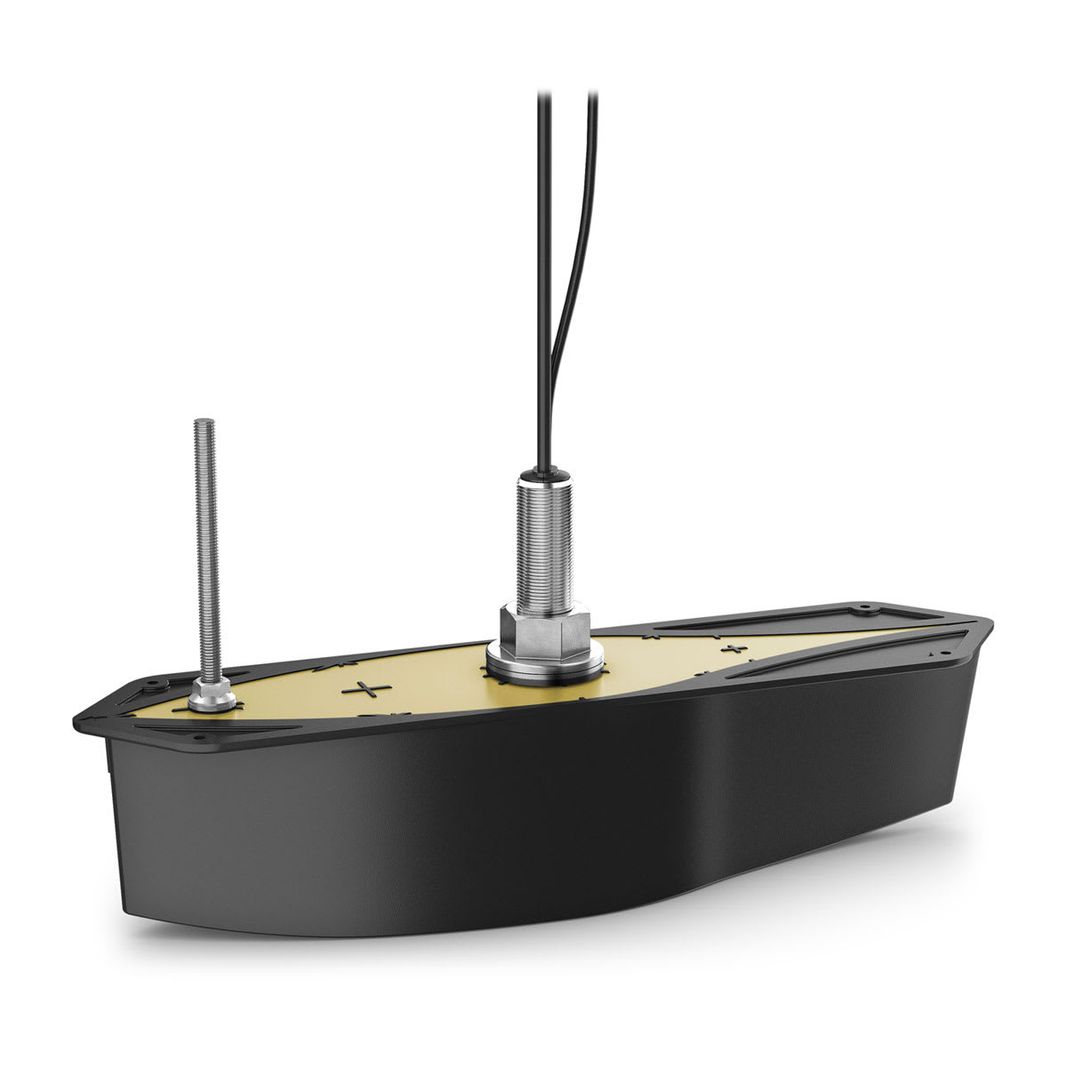 Garmin Panoptix PS70 Geber mit Anpassblock, Ansicht von links