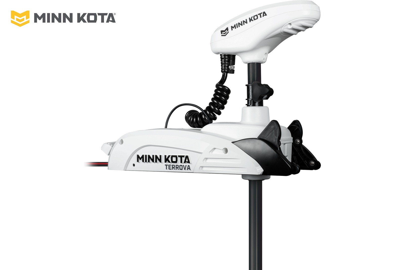 Minn Kota Riptide Terrova 2, Halterung und Steuerkopf von der Seite