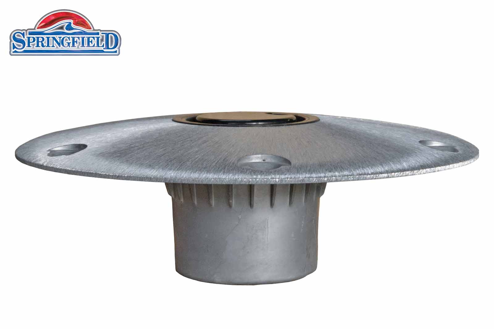 Springfield Marine Einbaubodenplatte satiniert 2 3/8 Zoll Seitenansicht