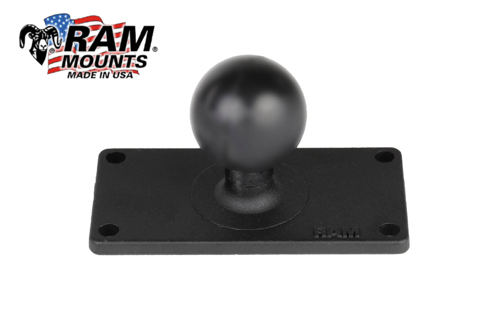 RAM Mount rechteckige Basisplatte mit Kugelverbindung