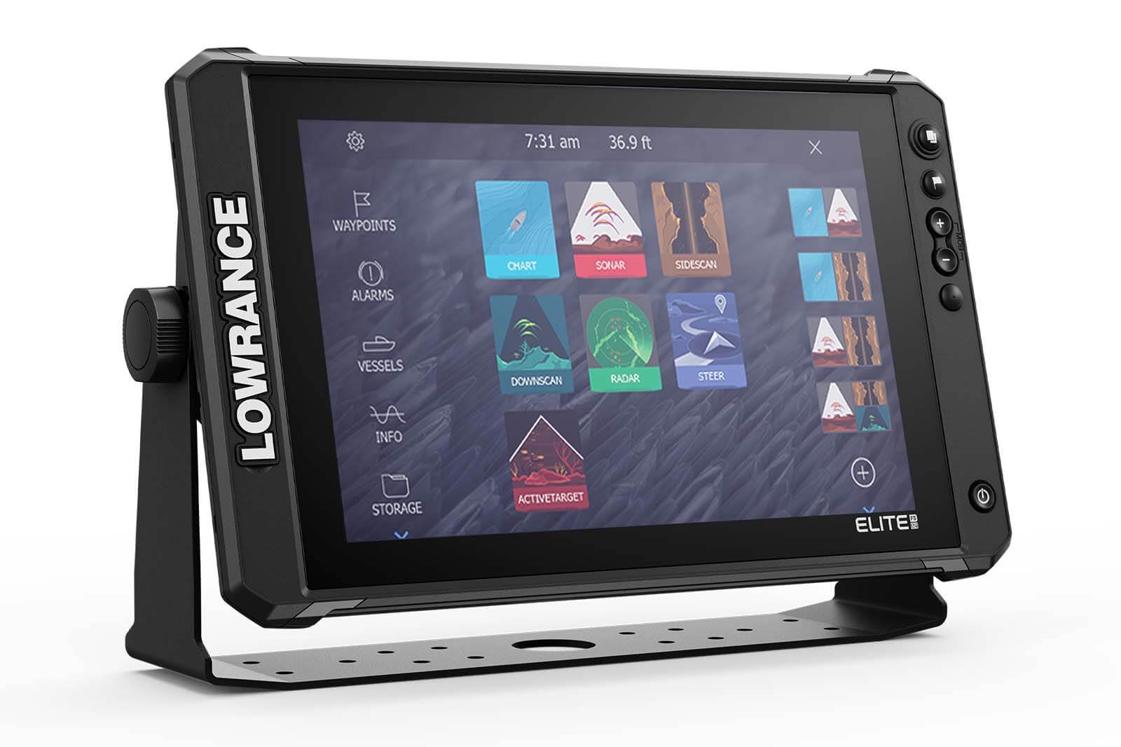 Lowrance Elite FS 12 Echolot Ansicht rechts