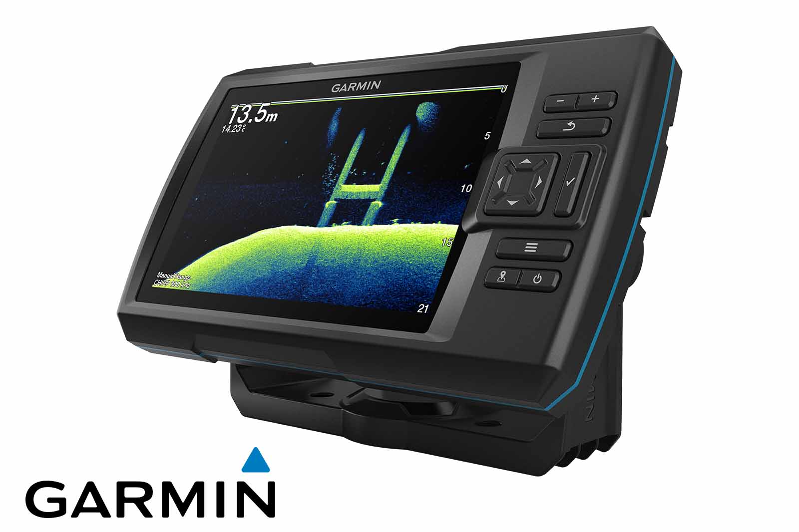Garmin STRIKER Vivid 7cv Echolot ClearVü, Ansicht links